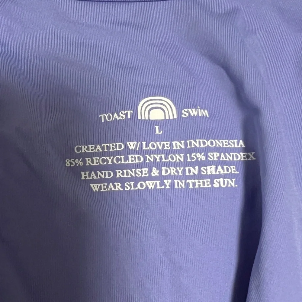 NWOT Toast Swim High Cut One Piece Swimsuit - Picture 3 of 3